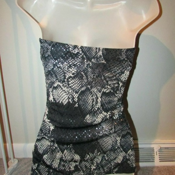 Express jrs small animal print tube top - Picture 6 of 8